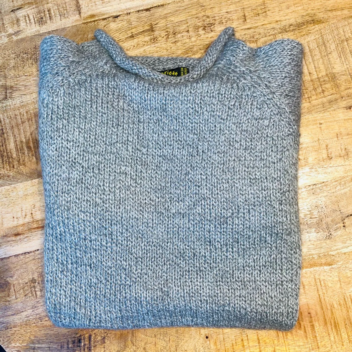 Roll Neck Alpaca Sweater