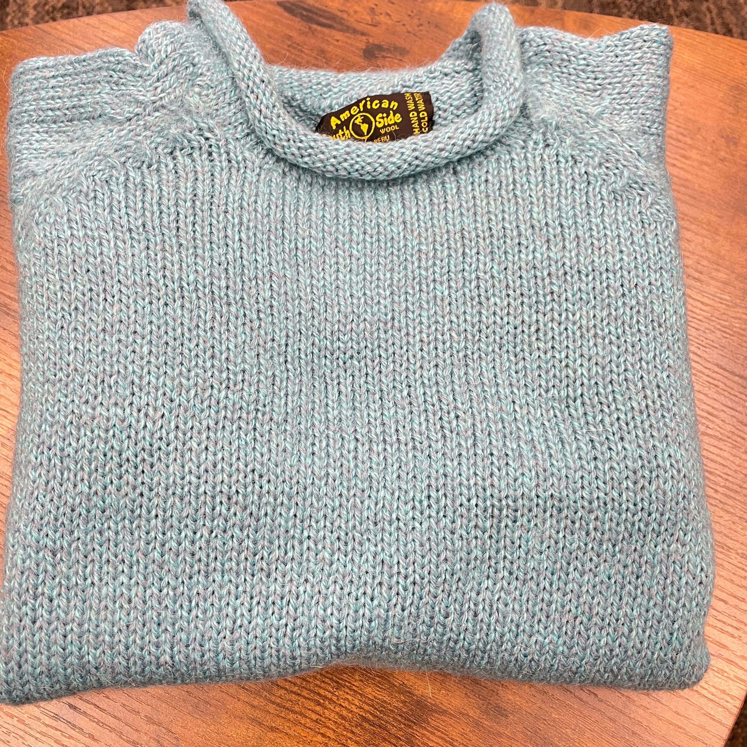 Roll Neck Alpaca Sweater