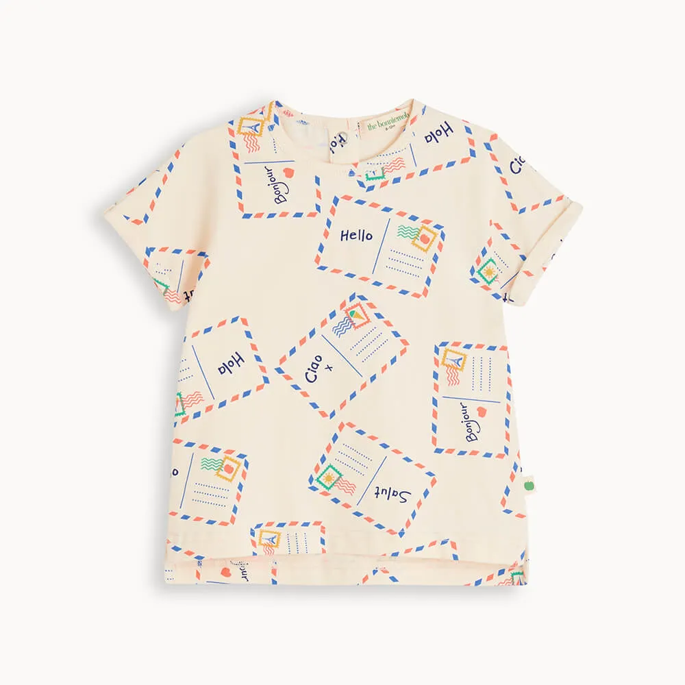 Santorini - Postcard Jersey Baby & Kids T-Shirt