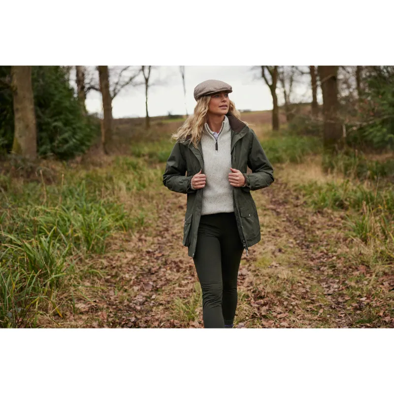 Schoffel Teal Ultralight Ladies Waterproof Country Field Coat - Forest