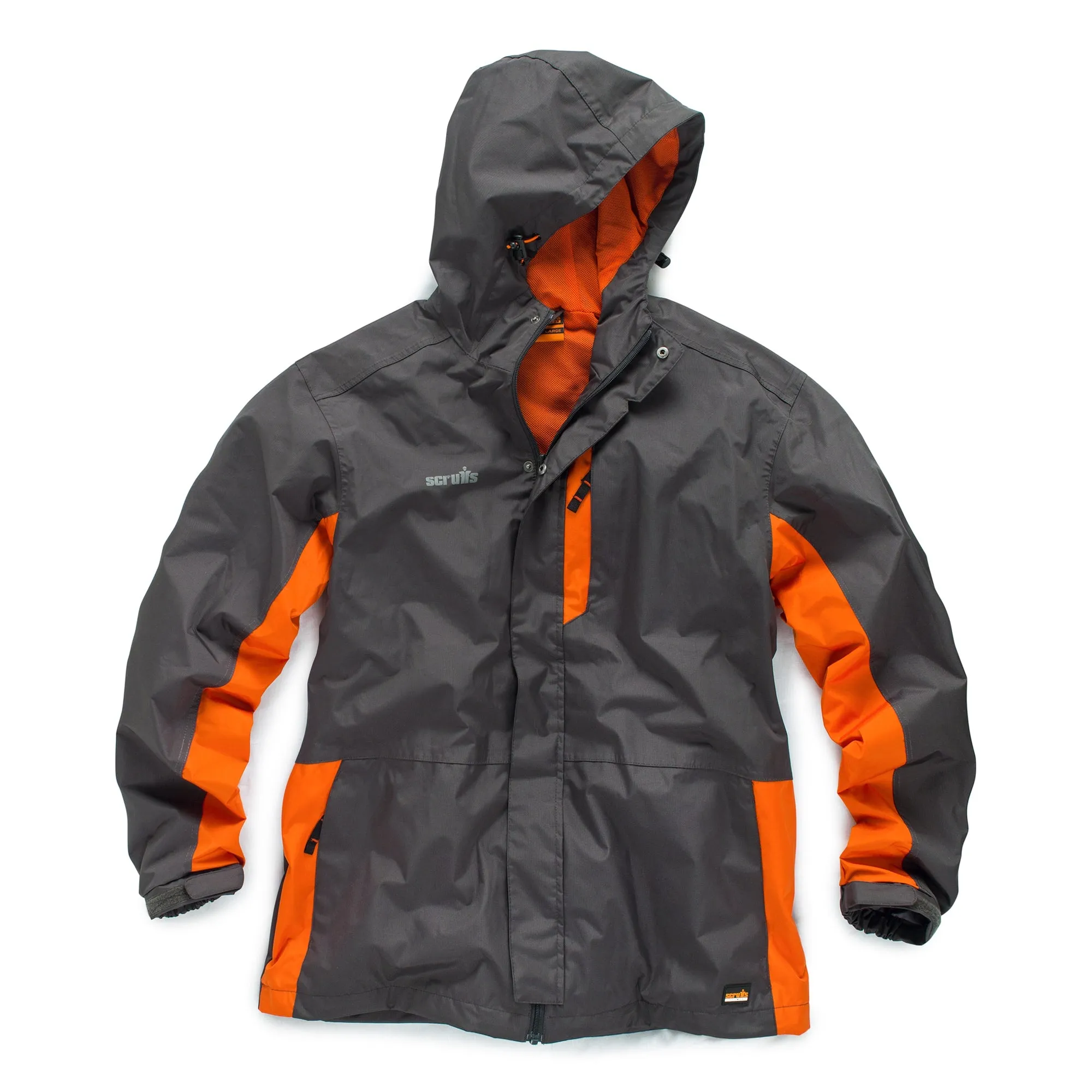 Scruffs Worker Jacket Graphite Orange