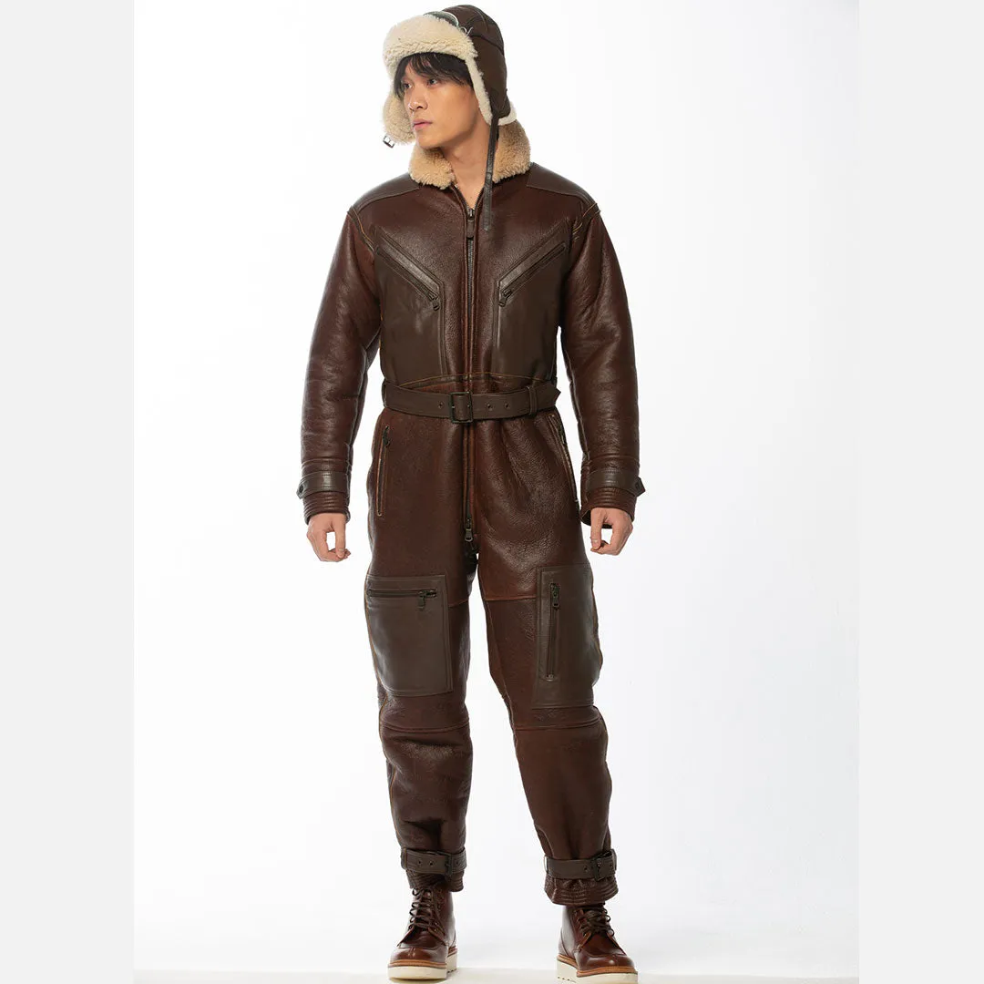 Sheepskin Flight Suit Z21Y007