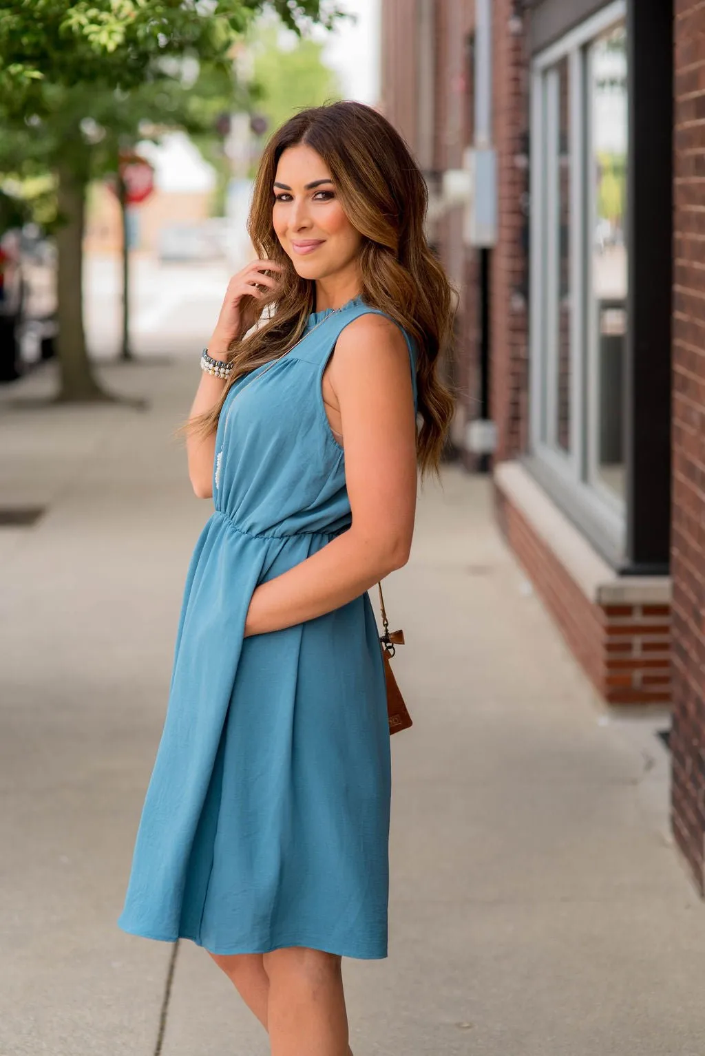 Simple Cinched Tank Dress