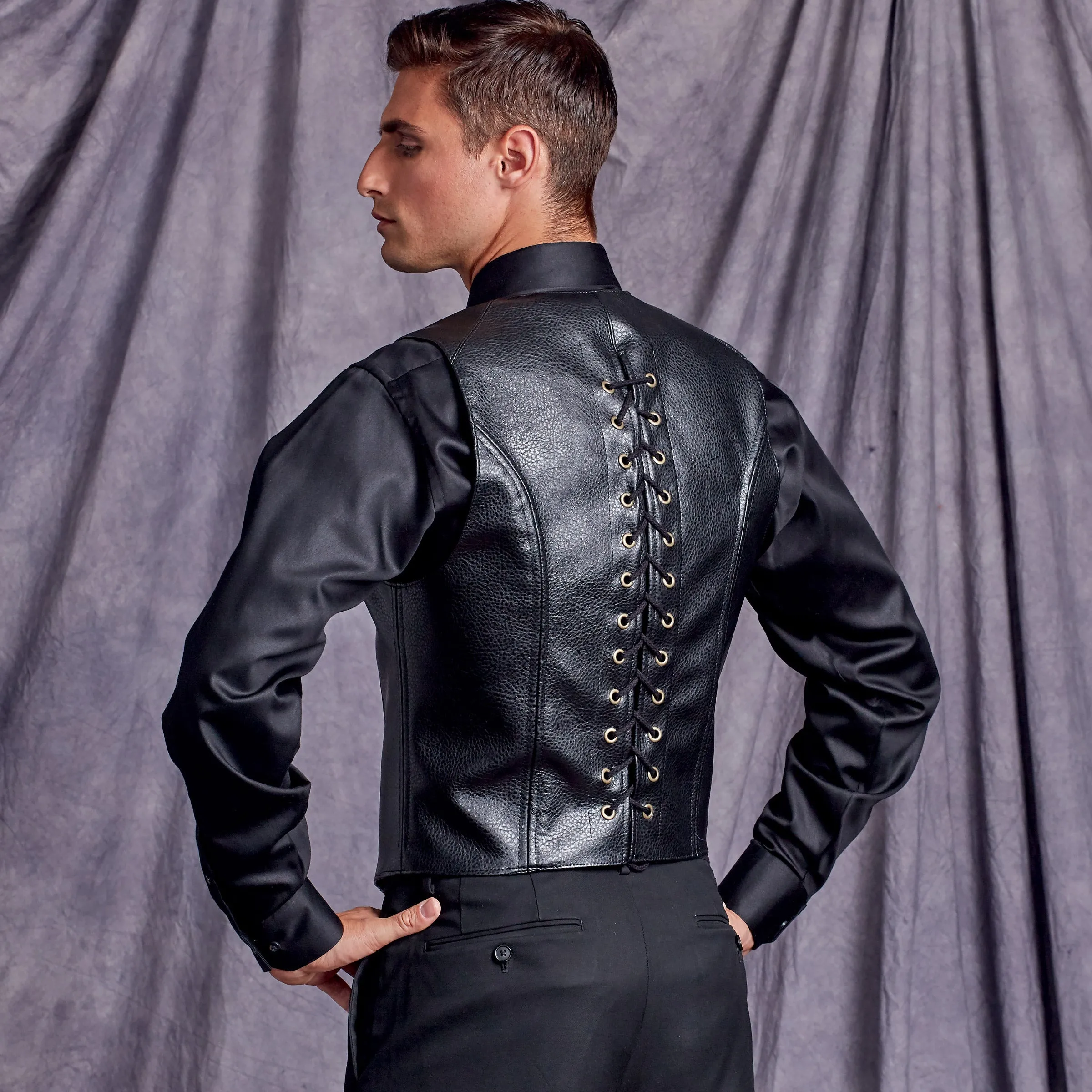 Simplicity Pattern 9087 Men's Steampunk Corset Vests