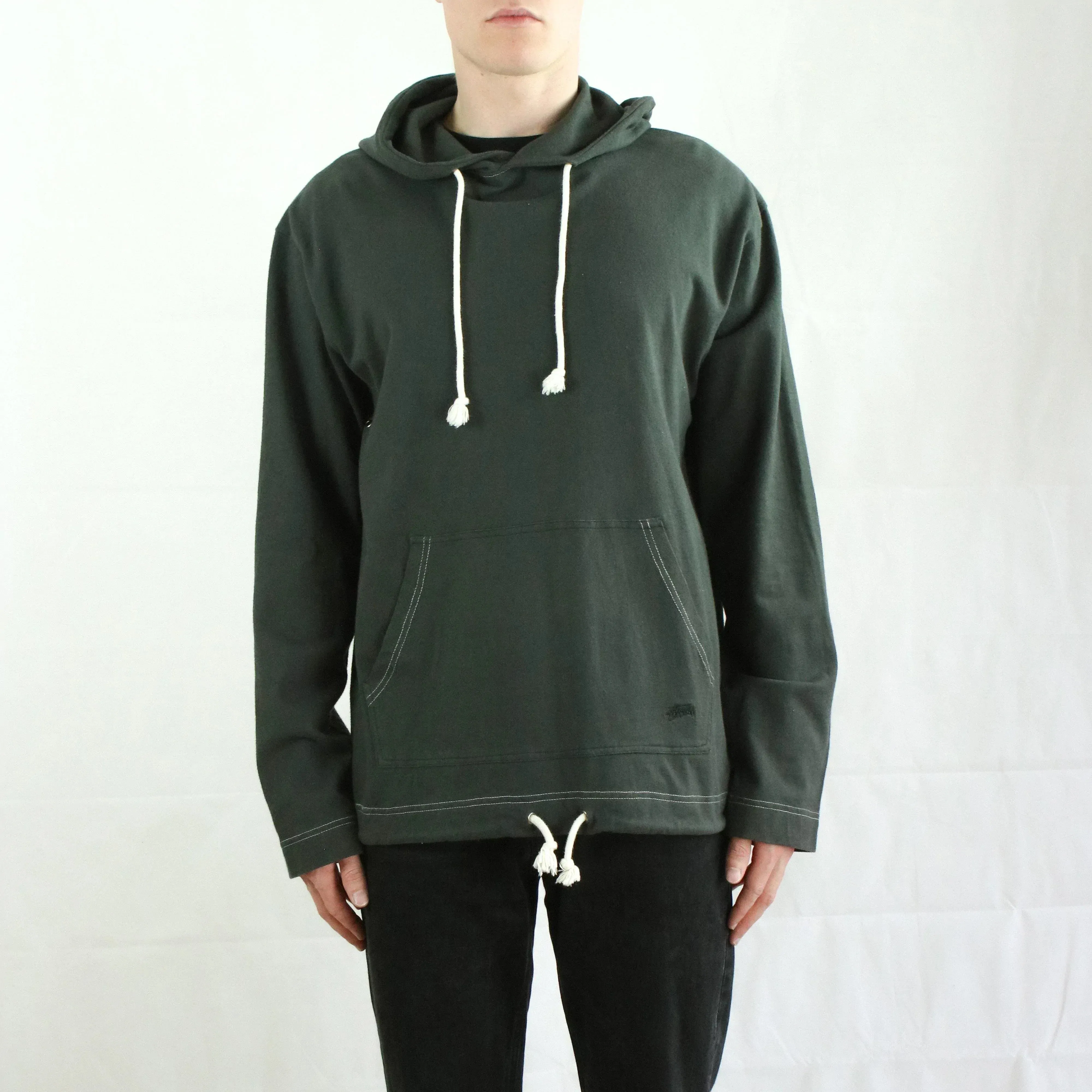 STUSSY PULLOVER HOODY (L)  (L)