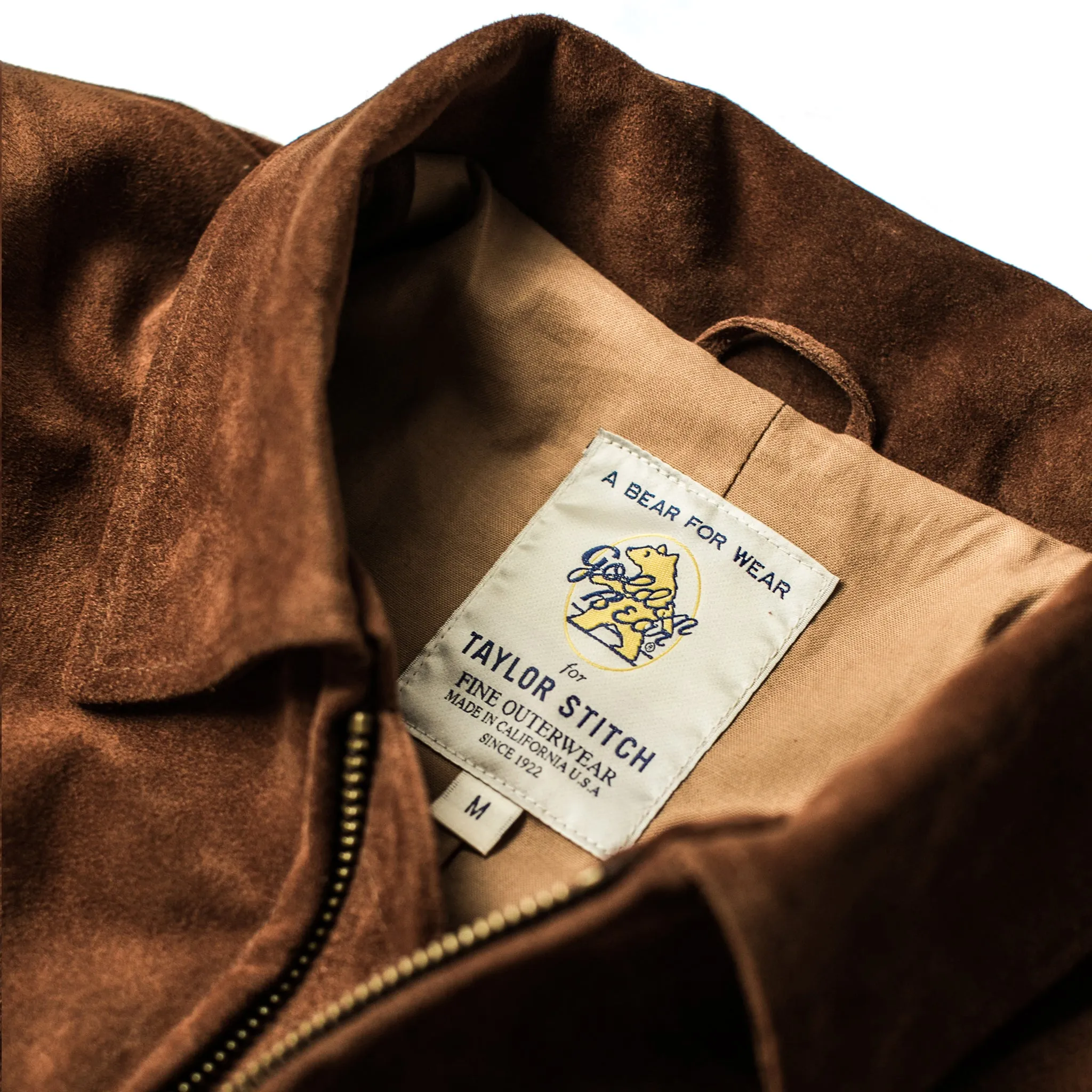 The Moto Jacket in Tobacco Weatherproof Suede