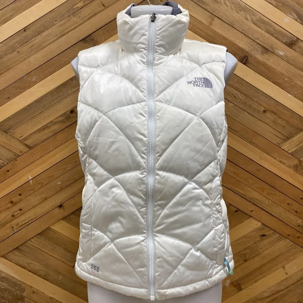 The North Face - Women's Down Vest - MSRP $200: White-women-SM