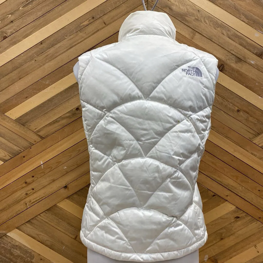 The North Face - Women's Down Vest - MSRP $200: White-women-SM