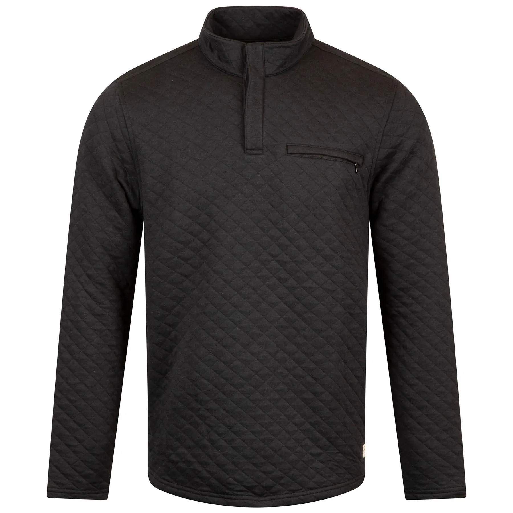 Transatlantic Quarter Zip Mid Layer Black - 2024