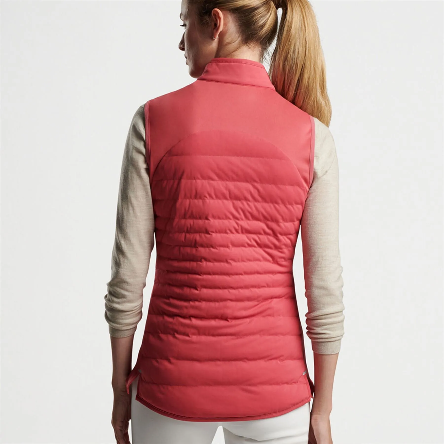 Womens Fuse Hybrid Vest Cape Red - SS24